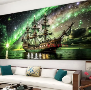 Diamond Painting Segelschiff auf dem Ozean
